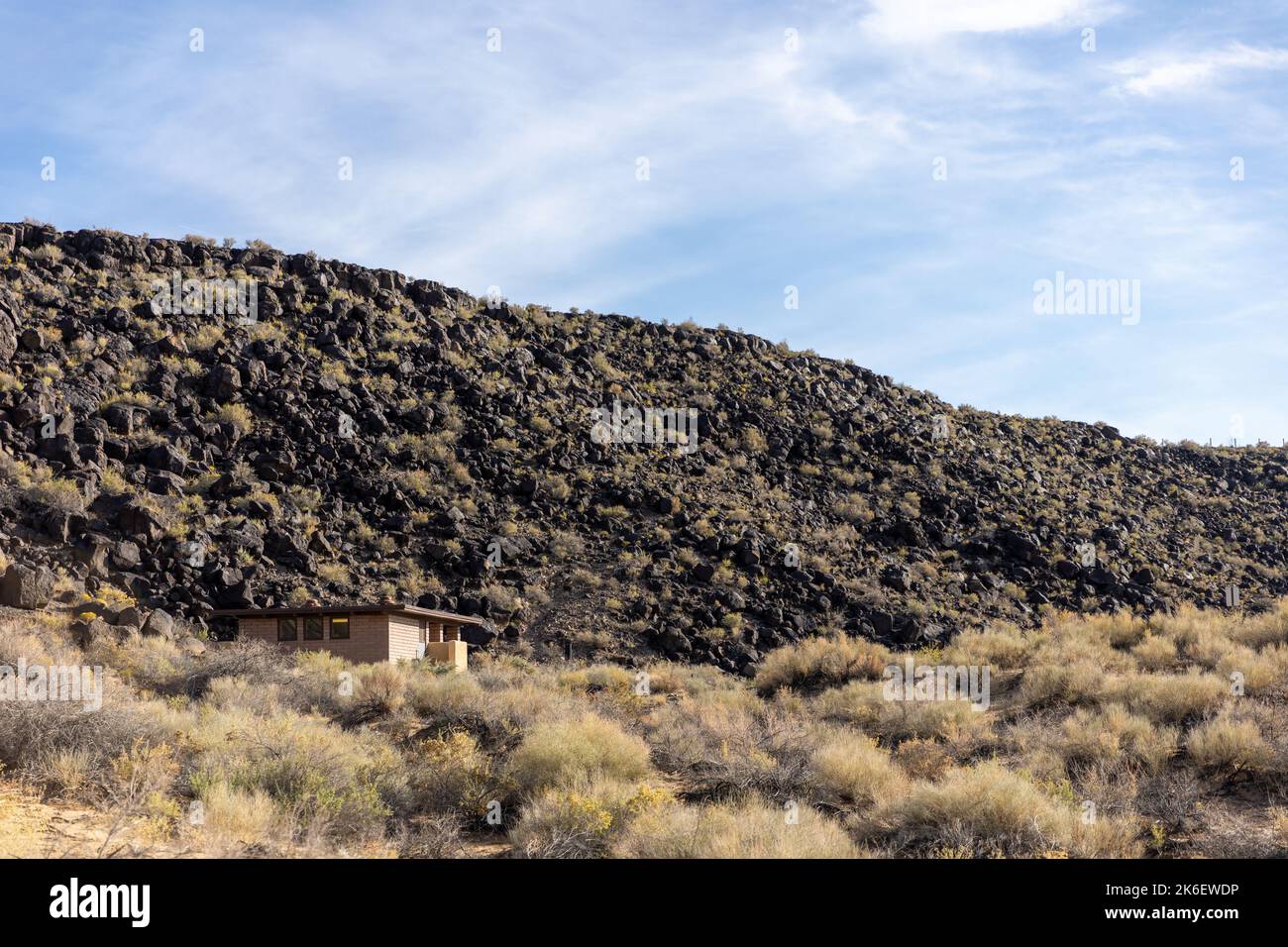 Boca Negra Canyon, Petroglyph National Monument, Albuquerque, New Mexico Stockfoto