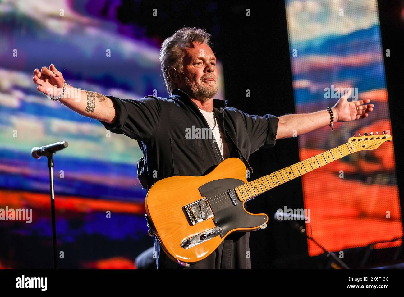 John Mellencamp spielt live bei Farm Aid in Raleigh, NC Stockfoto