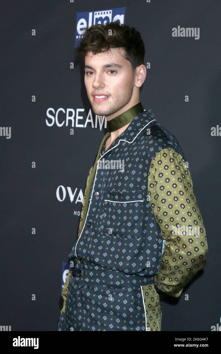 12. Oktober 2022, Los Angeles, CA, USA: LOS ANGELES - OCT 12: Max Harwood beim The Loneliest Boy in the World im TCL Chinese Theatre 6 am 12. Oktober 2022 in Los Angeles, CA (Bildnachweis: © Kay Blake/ZUMA Press Wire) Stockfoto