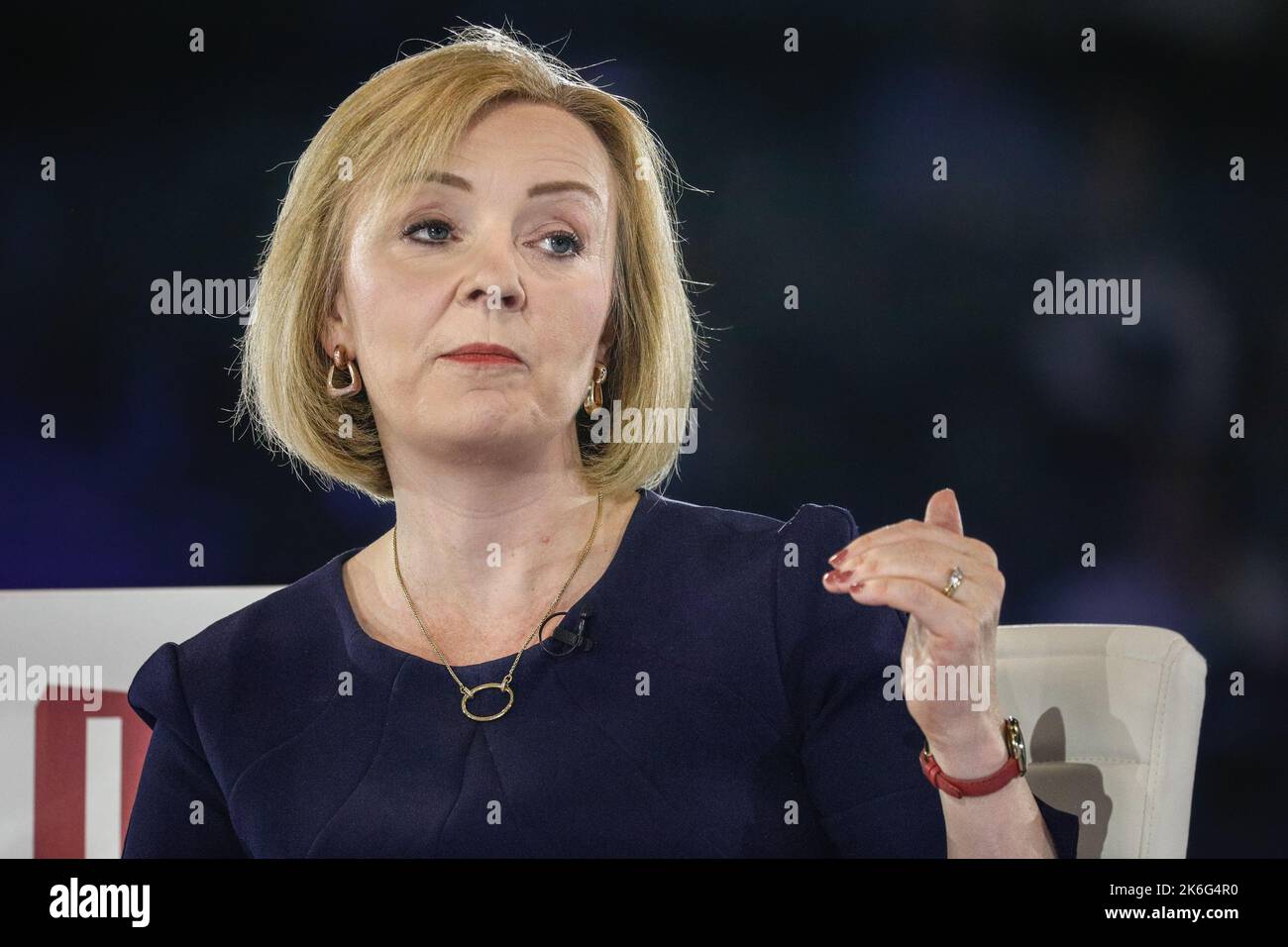 London, Großbritannien, 31.. August 2022. Die letzten Rennen beim Führungsrennen der Konservativen Partei, das in der Wembley Arena ausgetragen wird, sehen Liz Truss und Rishi Sunak im Wettbewerb Stockfoto