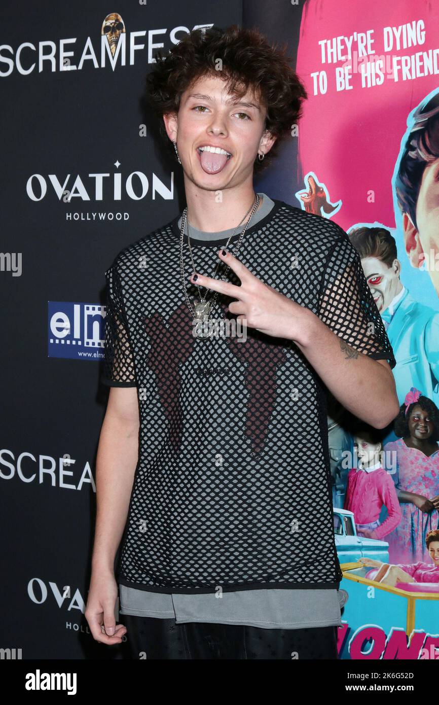 12. Oktober 2022, Los Angeles, CA, USA: LOS ANGELES - OCT 12: Jacob Sartorius beim The Loneliest Boy in the World im TCL Chinese Theatre 6 am 12. Oktober 2022 in Los Angeles, CA (Bildnachweis: © Kay Blake/ZUMA Press Wire) Stockfoto