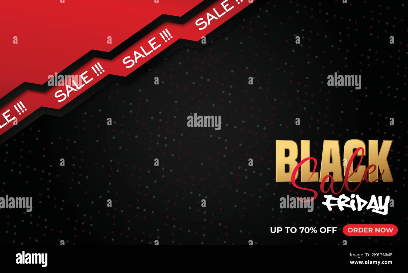Black friday Sonderangebot Promotion Hintergrund. Stock Vektor