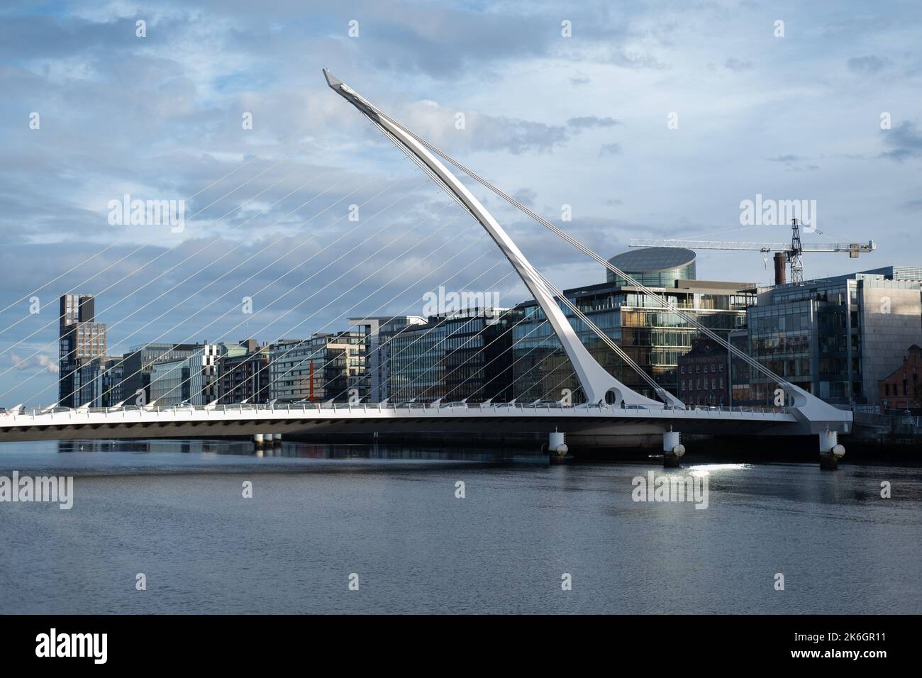 Samuel Beckett Bridge, Dublin, Irland. Stockfoto