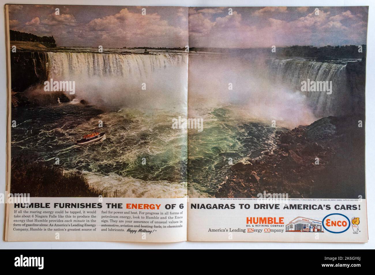 Vintage 2. Juni 1961 „Life“-Magazin-Anzeige, USA Stockfoto