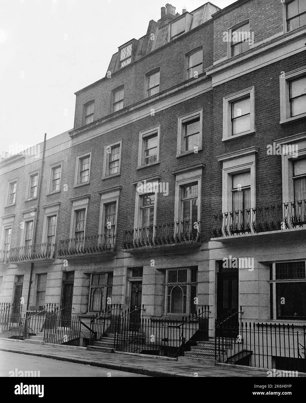 London - Executive Level Position Residence - 1948, Vereinigte Staaten Fotos im Zusammenhang mit Botschaften, Konsulaten und anderen Überseegebäuden Stockfoto