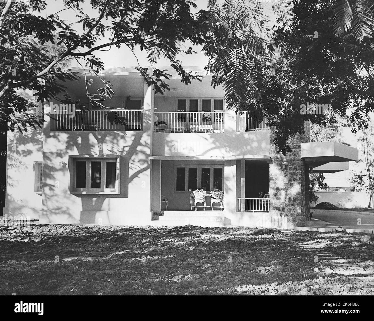 Chennai - Executive Level Position Residence - 1970, Vereinigte Staaten Fotos im Zusammenhang mit Botschaften, Konsulaten und anderen Überseegebäuden Stockfoto