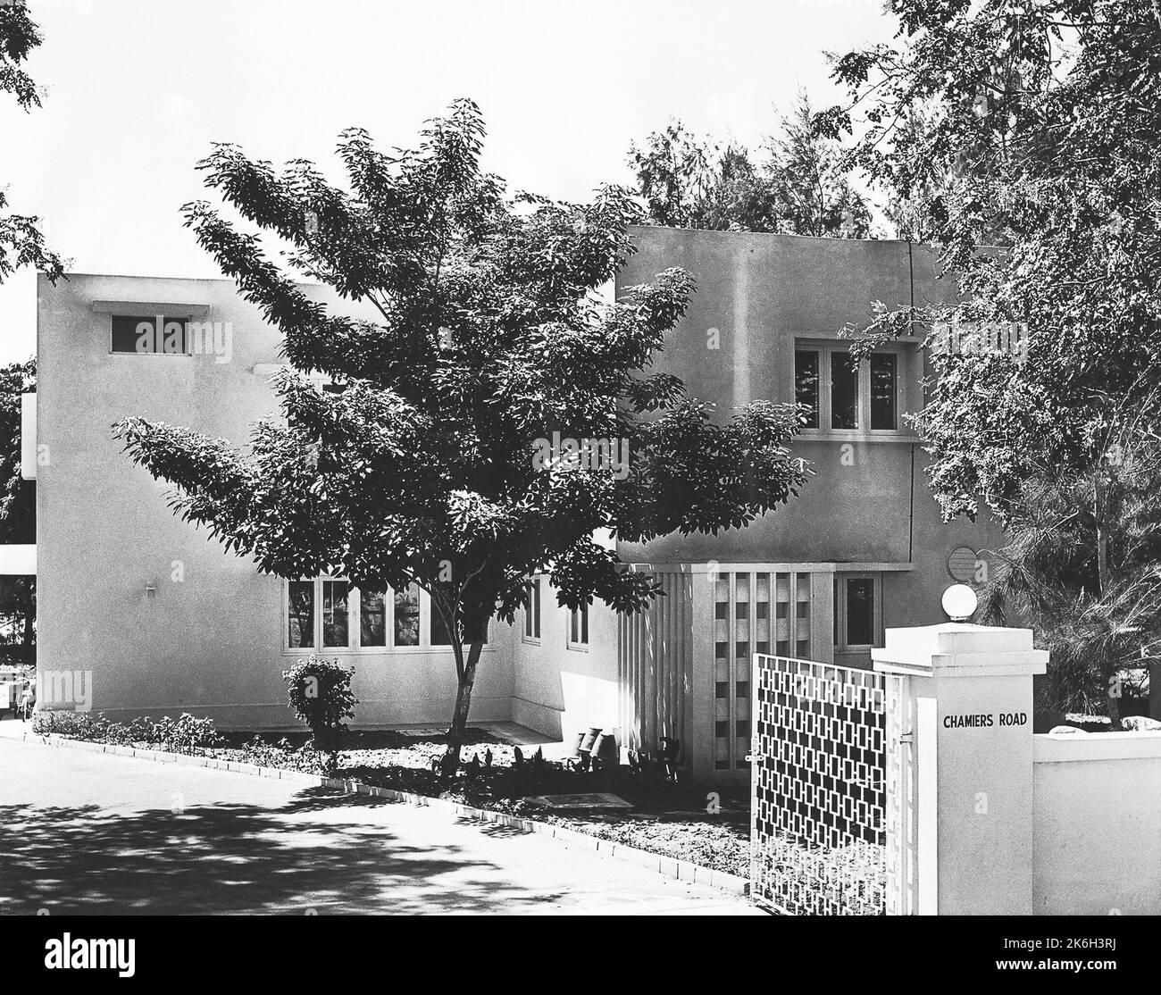 Chennai - Executive Level Position Residence - 1970, Vereinigte Staaten Fotos im Zusammenhang mit Botschaften, Konsulaten und anderen Überseegebäuden Stockfoto