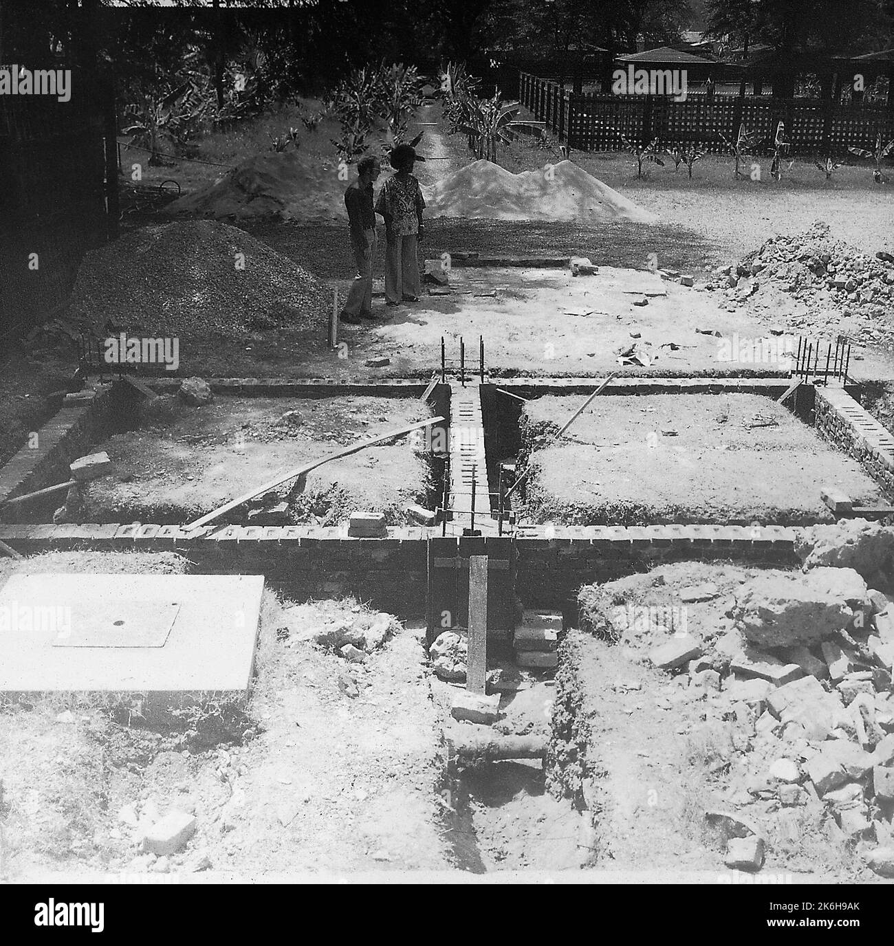 Mandalay - Gebäude des Konsulats, Hauptbeauftragter/Generalkonsulat, Fotos der Vereinigten Staaten im Zusammenhang mit Botschaften, Konsulaten und anderen Überseegebäuden Stockfoto