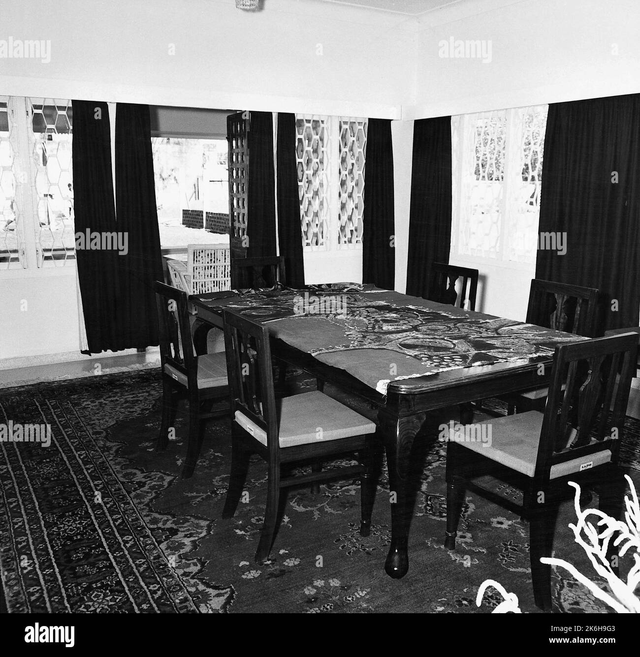 Chennai - Public Affairs Officer Residency - 1966, Vereinigte Staaten Fotos im Zusammenhang mit Botschaften, Konsulaten und anderen Überseegebäuden Stockfoto