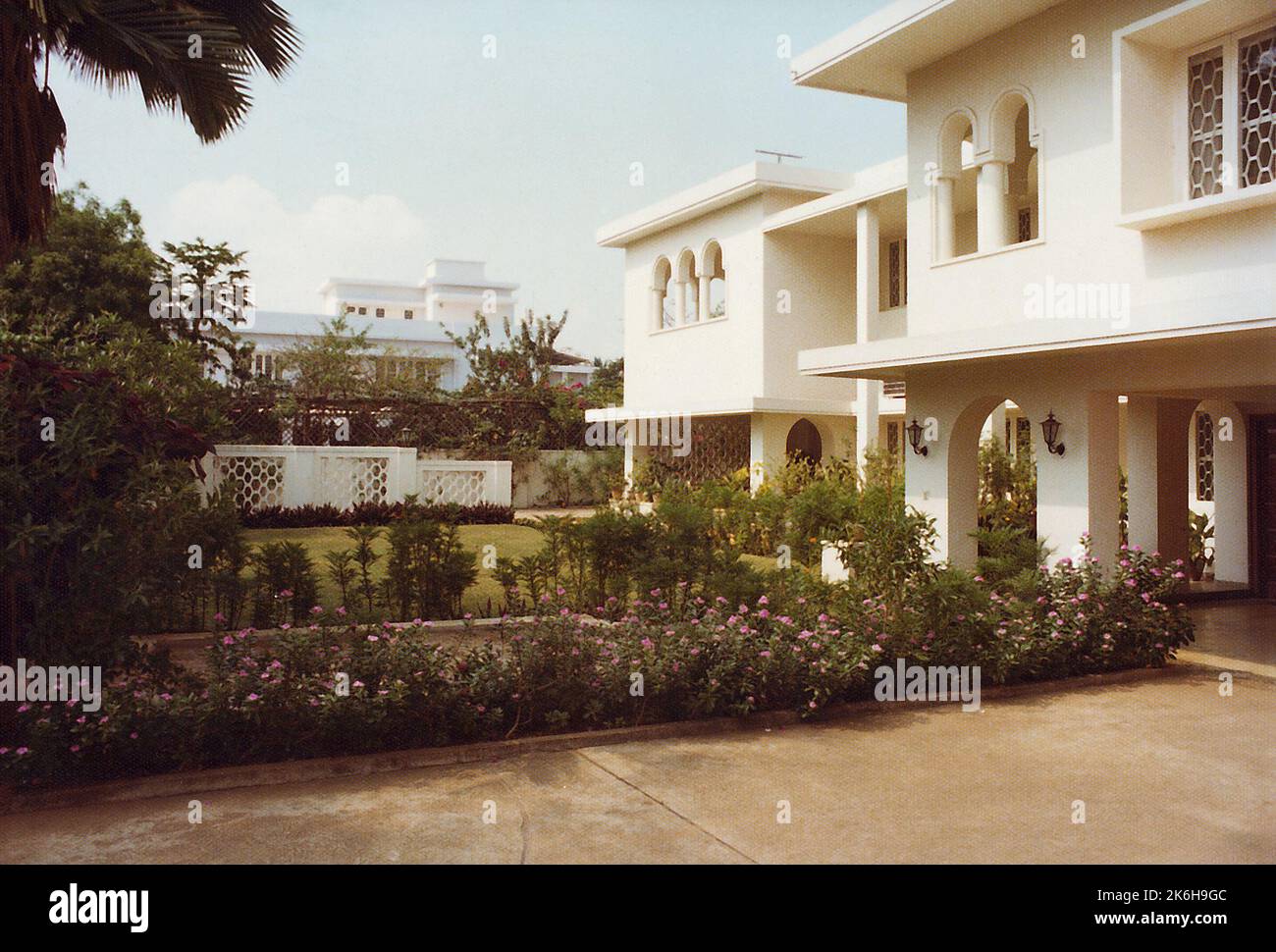 Chennai - Public Affairs Officer Residency - 1977, Vereinigte Staaten Fotos im Zusammenhang mit Botschaften, Konsulaten und anderen Überseegebäuden Stockfoto