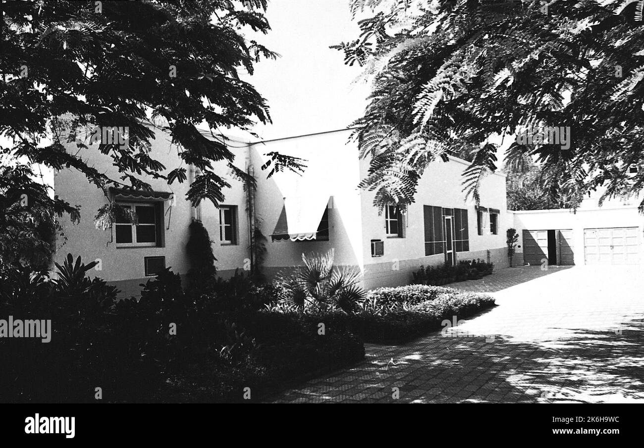 Kairo - Executive Level Position Residence - 1975, Vereinigte Staaten Fotos im Zusammenhang mit Botschaften, Konsulaten und anderen Überseegebäuden Stockfoto