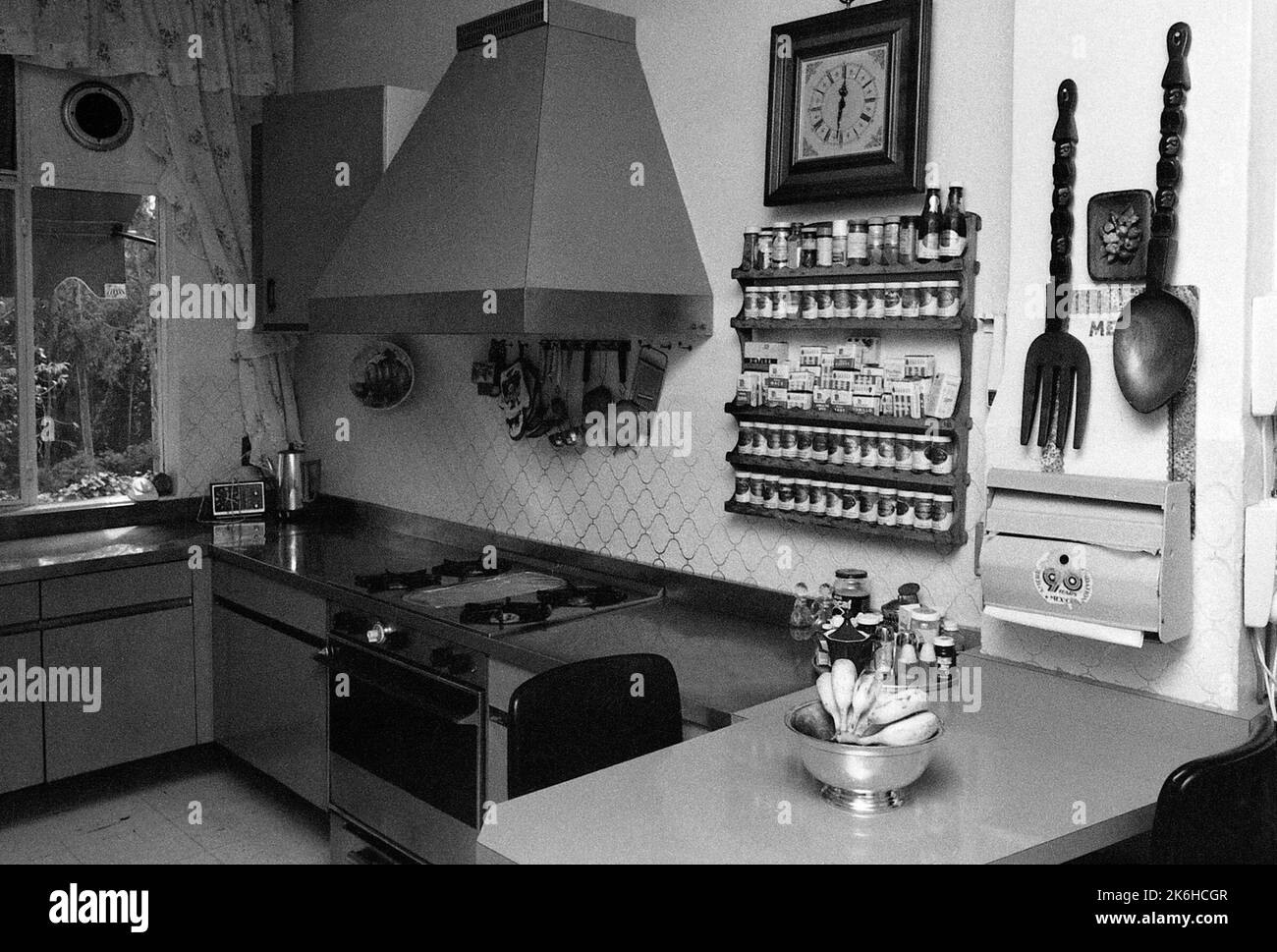 Mexico City - Executive Level Position Residence - 1979, Vereinigte Staaten Fotos im Zusammenhang mit Botschaften, Konsulaten und anderen Überseegebäuden Stockfoto