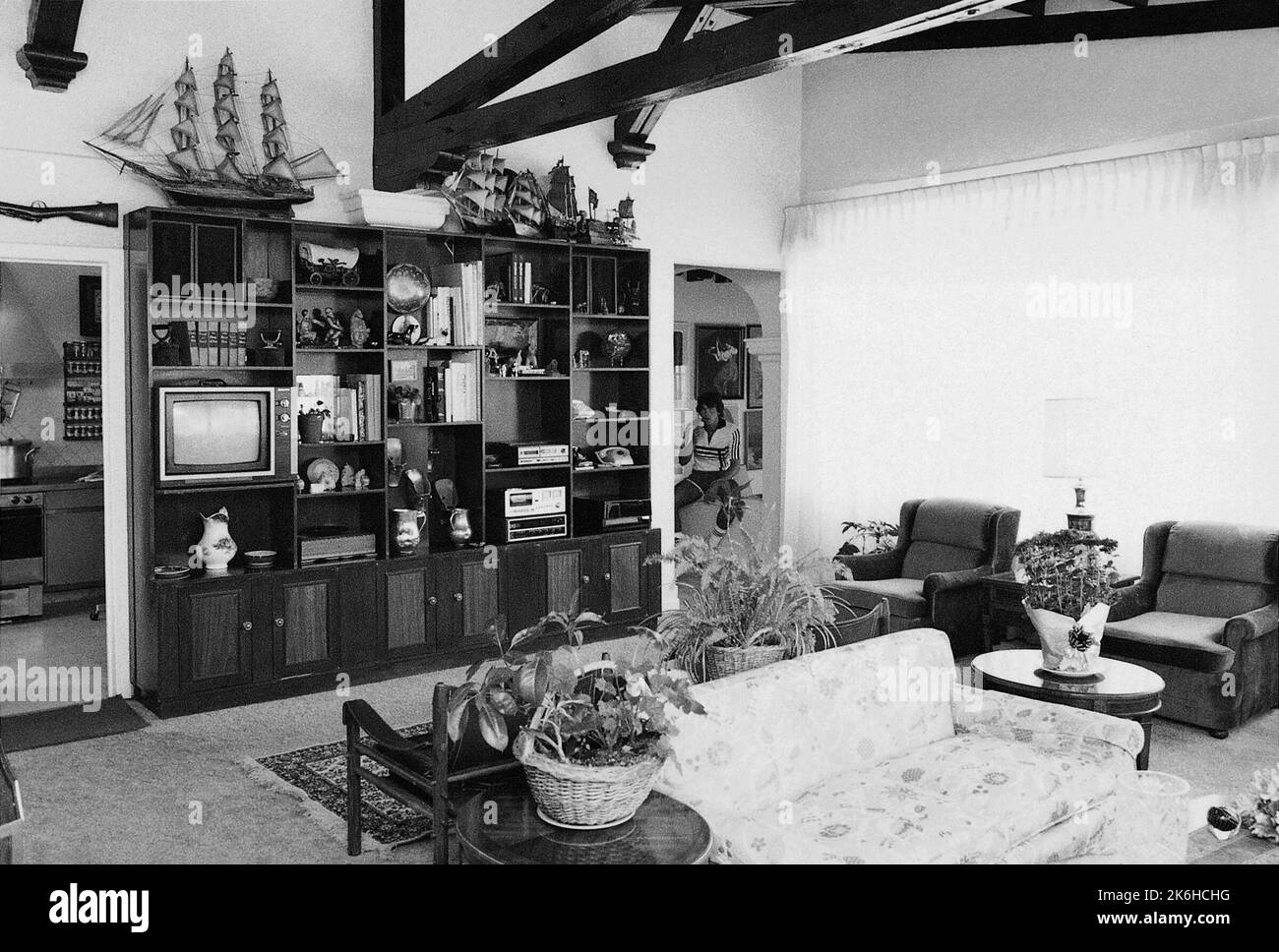 Mexico City - Executive Level Position Residence - 1979, Vereinigte Staaten Fotos im Zusammenhang mit Botschaften, Konsulaten und anderen Überseegebäuden Stockfoto