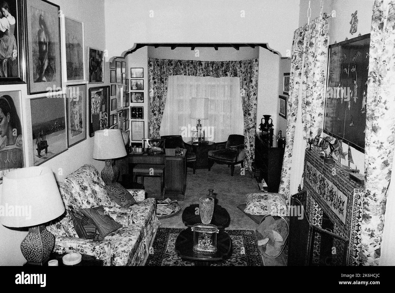 Mexico City - Executive Level Position Residence - 1979, Vereinigte Staaten Fotos im Zusammenhang mit Botschaften, Konsulaten und anderen Überseegebäuden Stockfoto