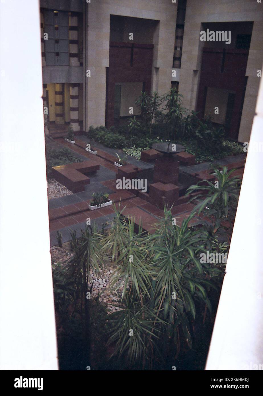 Muscat - Chancery Office Building - 1990, Vereinigte Staaten Fotos im Zusammenhang mit Botschaften, Konsulaten und anderen Überseegebäuden Stockfoto