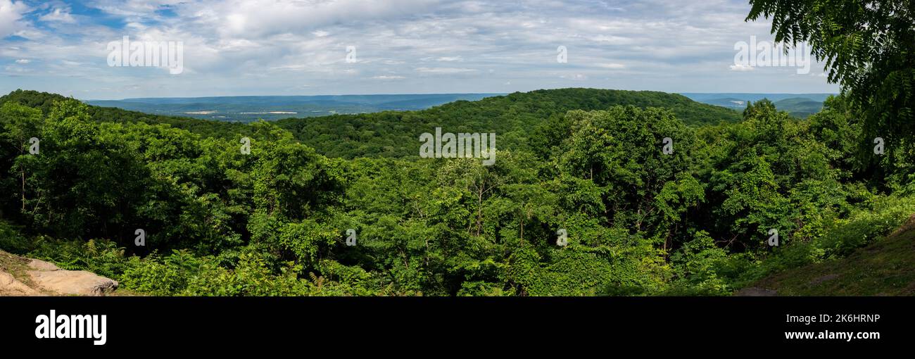 Blick vom Monte Sano State Park Alabama Stockfoto