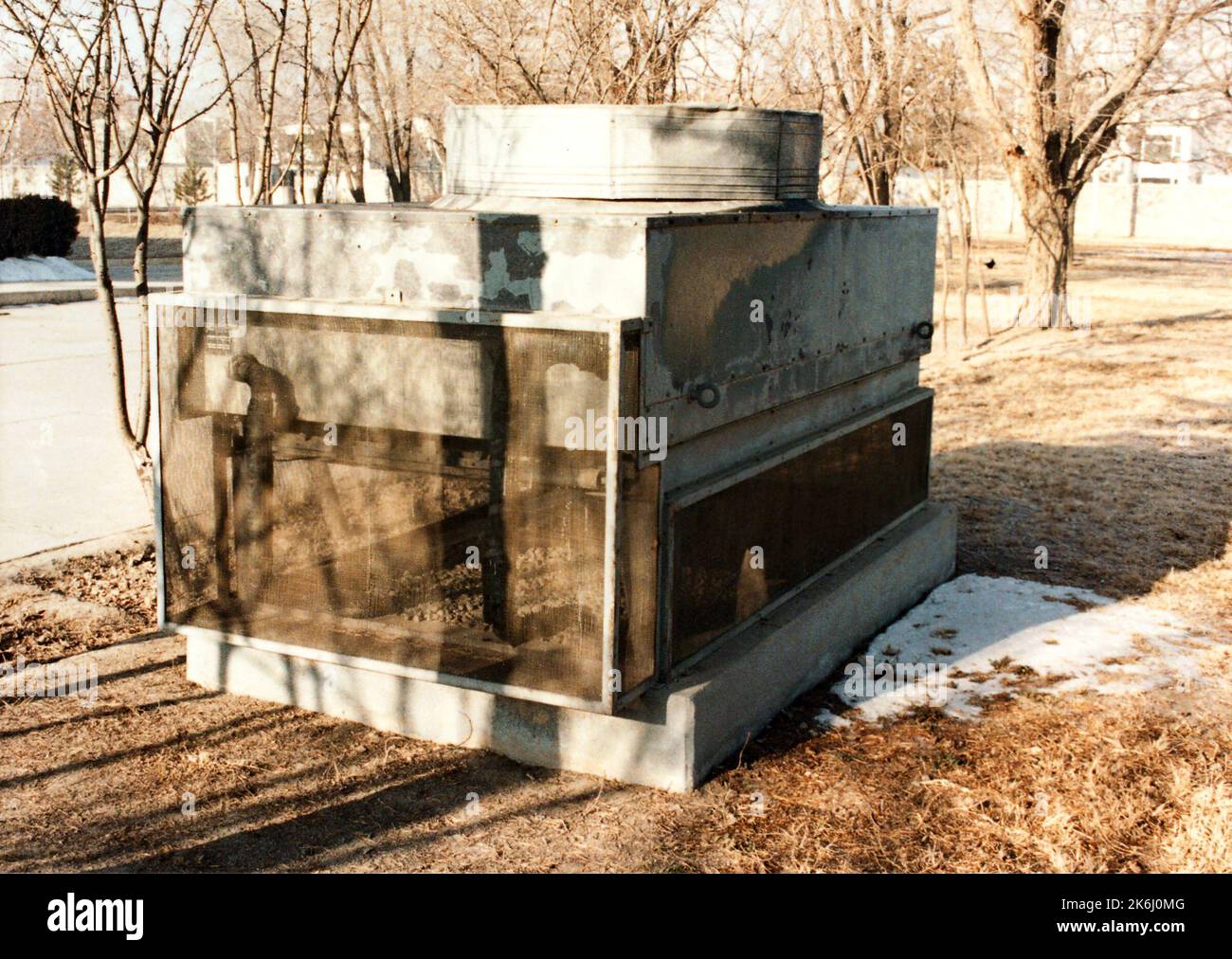 Kabul - Gelände - 1987, USA Fotos im Zusammenhang mit Botschaften, Konsulaten und anderen Überseegebäuden Stockfoto