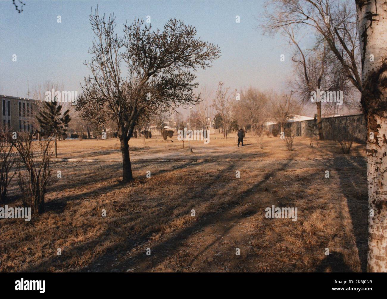 Kabul - Gelände - 1987, USA Fotos im Zusammenhang mit Botschaften, Konsulaten und anderen Überseegebäuden Stockfoto