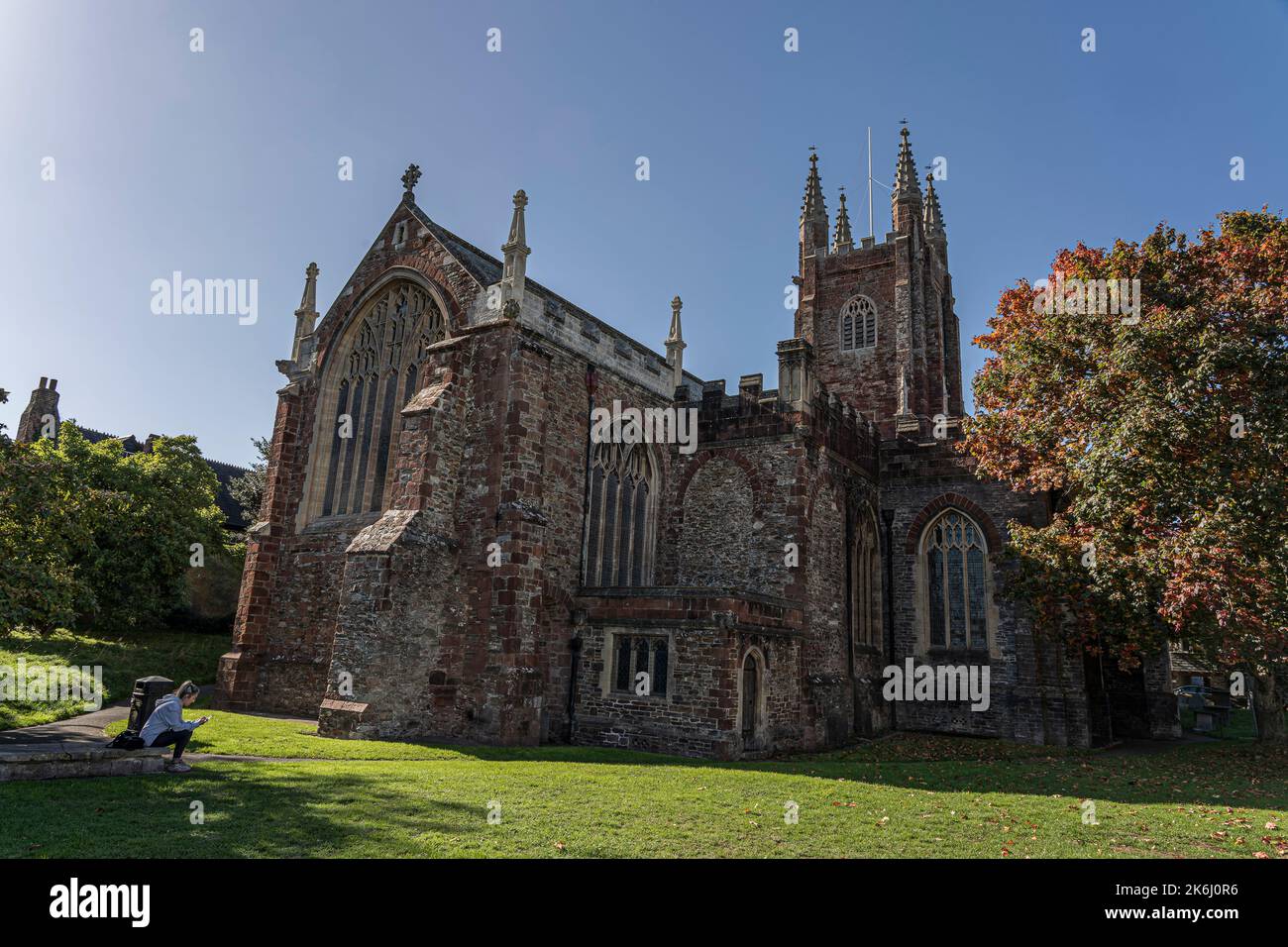 Kirche in Totnes Devon Stockfoto