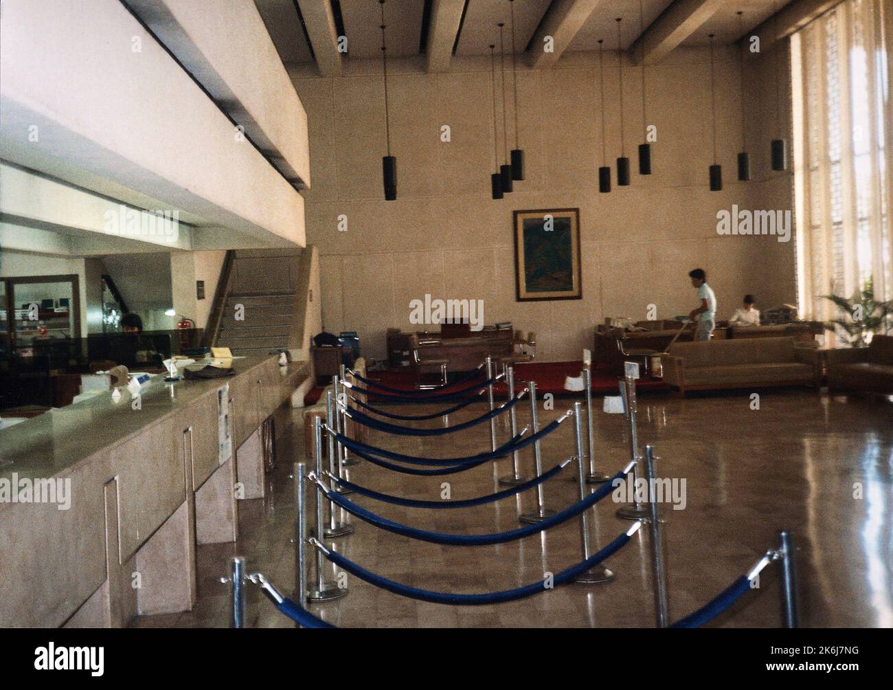 Cebu - Chancery Office Building - 1988, Vereinigte Staaten Fotos im Zusammenhang mit Botschaften, Konsulaten und anderen Überseegebäuden Stockfoto