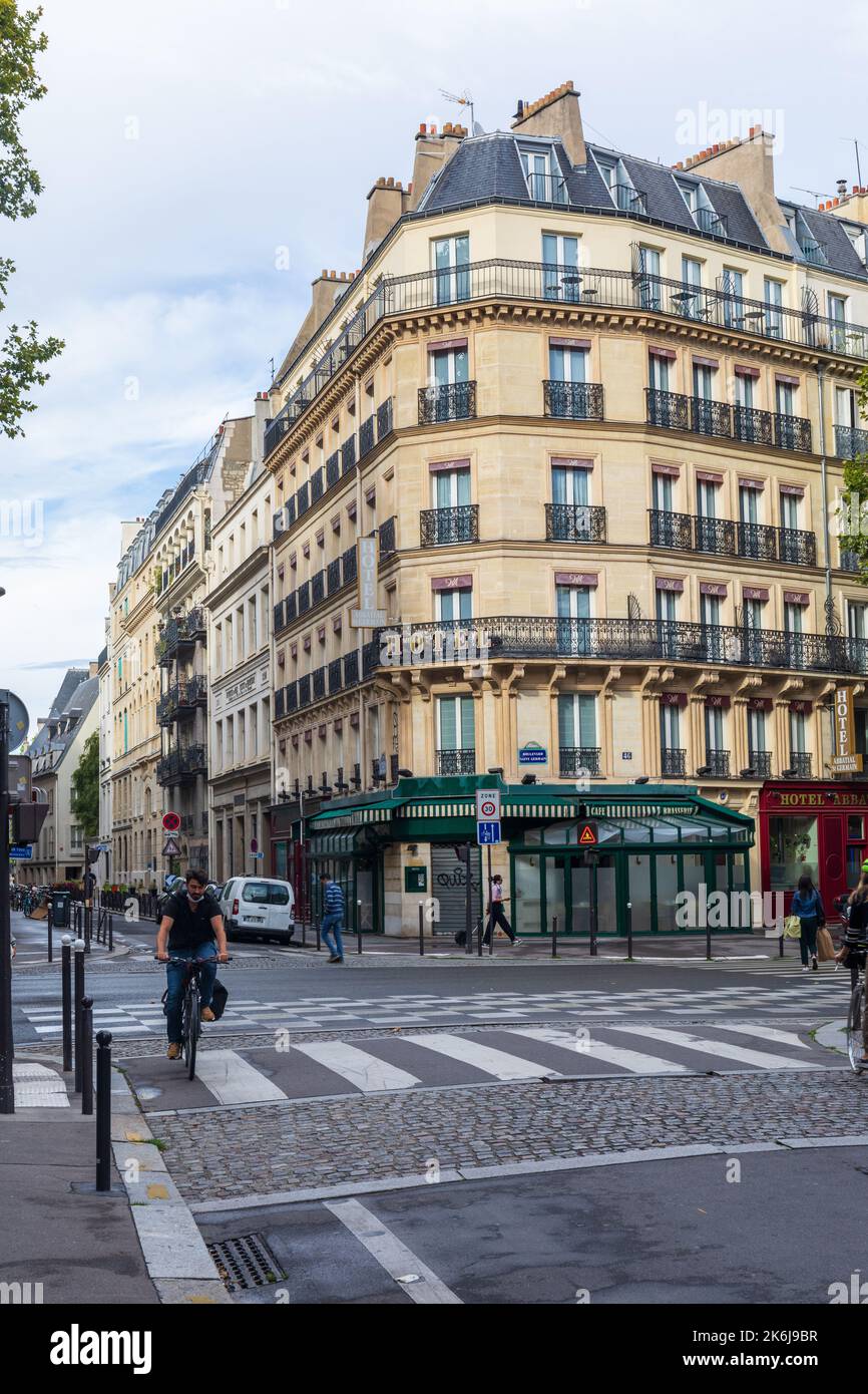 Hôtel Abbatial in Saint Germain, 6. Arrondissement von Paris, Frankreich, Europa Stockfoto