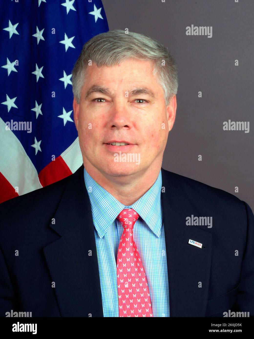 Offizielles Porträt von Michael Hess, USA Agentur für internationale Entwicklung Stellvertretender Administrator des Büros für Demokratie, Konflikt und humanitäre Hilfe Stockfoto