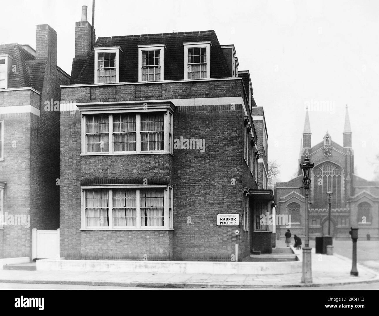 London - Executive Level Position Residence - 1949, Vereinigte Staaten Fotos im Zusammenhang mit Botschaften, Konsulaten und anderen Überseegebäuden Stockfoto