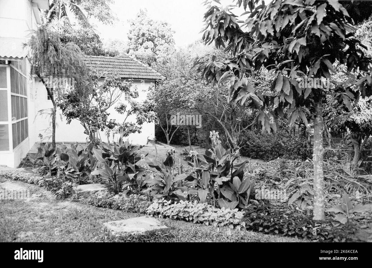 Rangoon - Executive Level Position Residence - 1981, Vereinigte Staaten Fotos im Zusammenhang mit Botschaften, Konsulaten und anderen Überseegebäuden Stockfoto