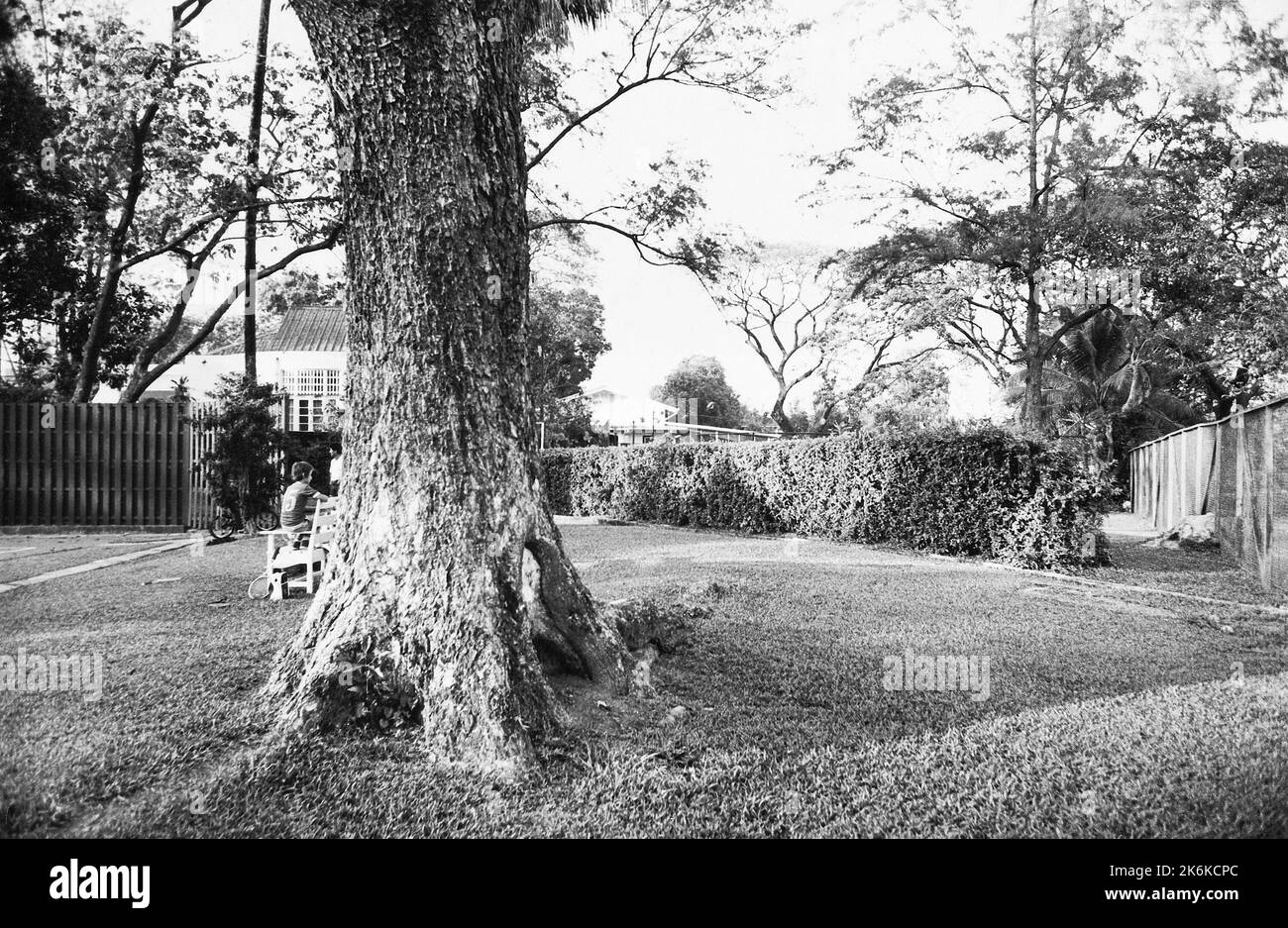 Rangoon - Executive Level Position Residence - 1981, Vereinigte Staaten Fotos im Zusammenhang mit Botschaften, Konsulaten und anderen Überseegebäuden Stockfoto