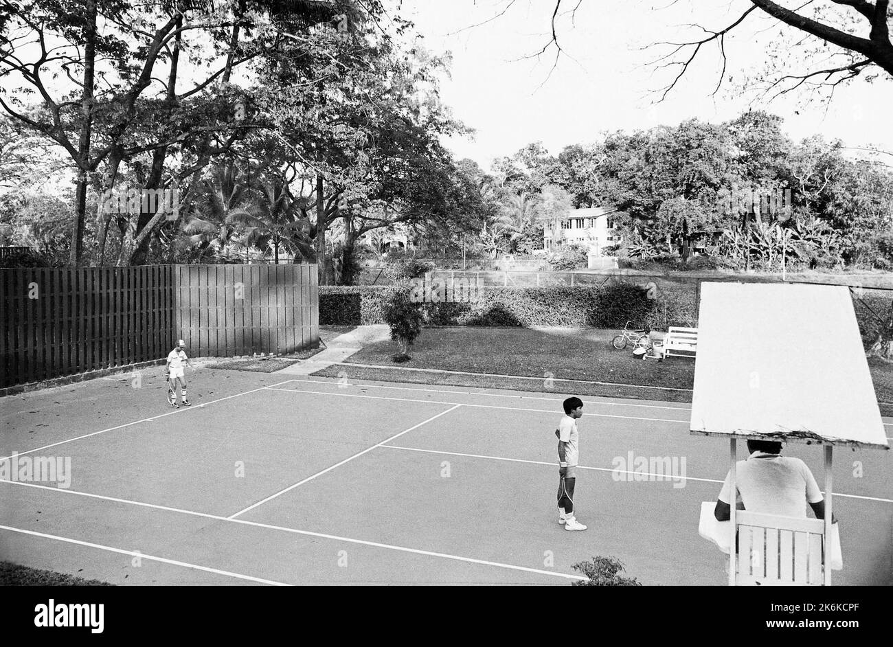Rangoon - Executive Level Position Residence - 1981, Vereinigte Staaten Fotos im Zusammenhang mit Botschaften, Konsulaten und anderen Überseegebäuden Stockfoto