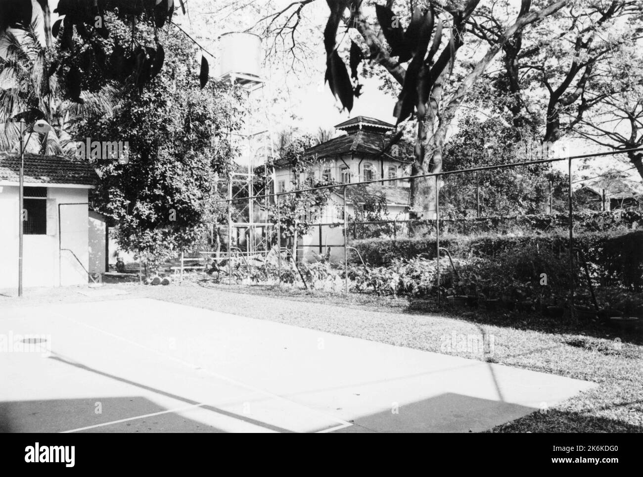 Rangoon - Executive Level Position Residence - 1981, Vereinigte Staaten Fotos im Zusammenhang mit Botschaften, Konsulaten und anderen Überseegebäuden Stockfoto