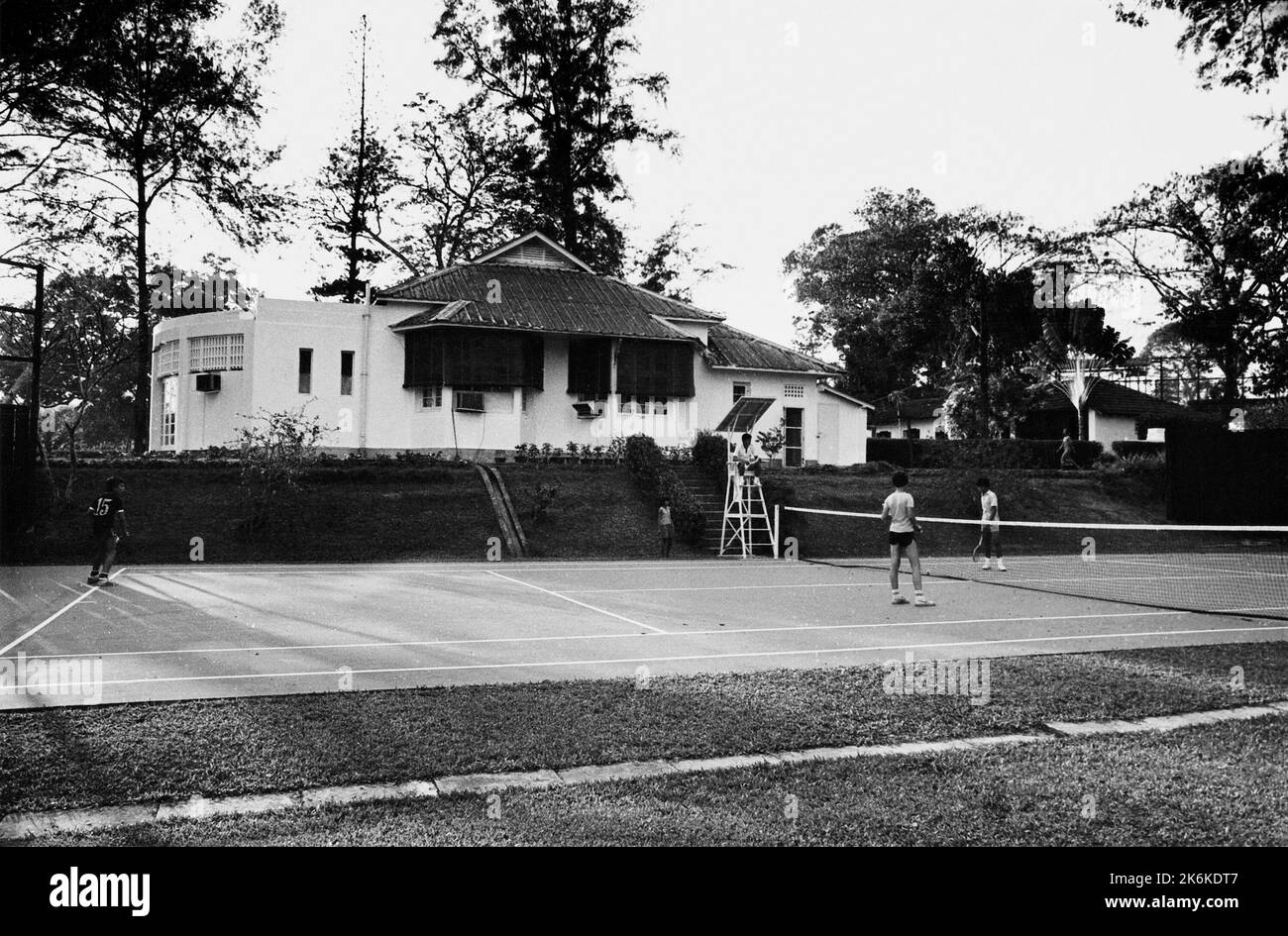 Rangoon - Executive Level Position Residence - 1981, Vereinigte Staaten Fotos im Zusammenhang mit Botschaften, Konsulaten und anderen Überseegebäuden Stockfoto