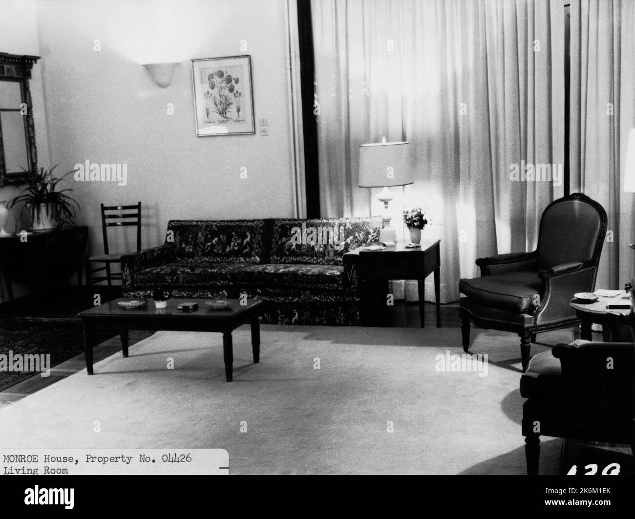 Athen - Executive Level Position Residence - 1965, Vereinigte Staaten Fotos im Zusammenhang mit Botschaften, Konsulaten und anderen Überseegebäuden Stockfoto