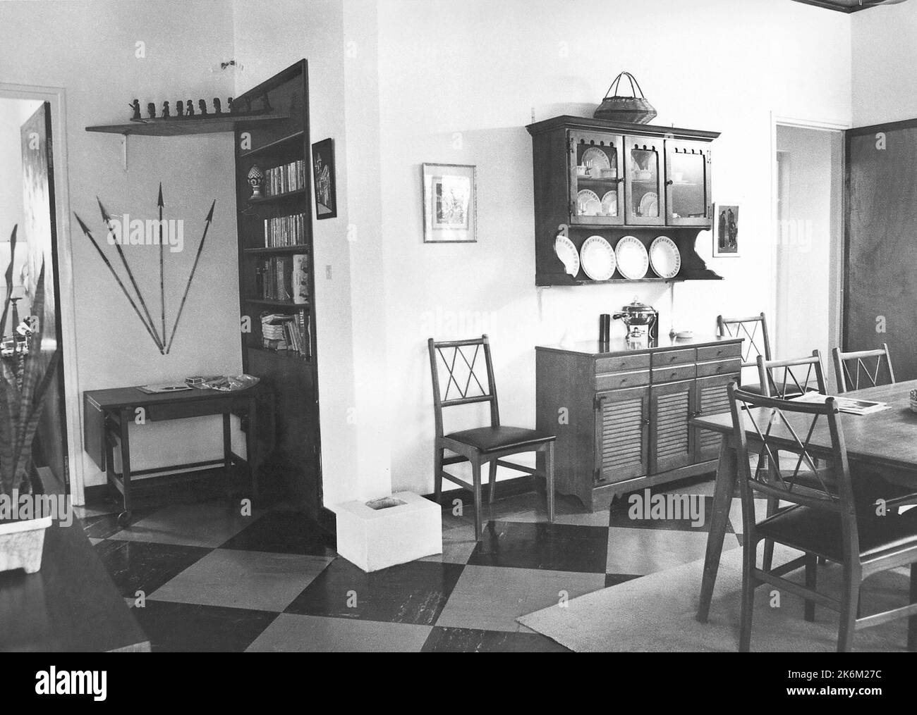 Bangui - Commissary/Store - 1973, Fotos der Vereinigten Staaten im Zusammenhang mit Botschaften, Konsulaten und anderen Überseegebäuden Stockfoto