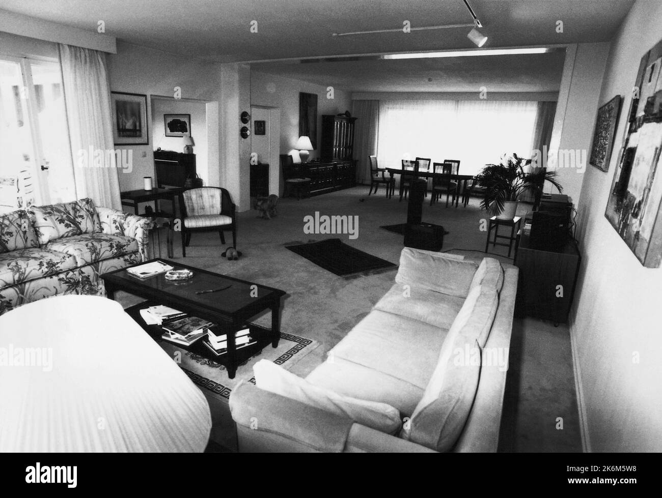 Berlin - Executive Level Position Residence - 1990, Vereinigte Staaten Fotos im Zusammenhang mit Botschaften, Konsulaten und anderen Überseegebäuden Stockfoto