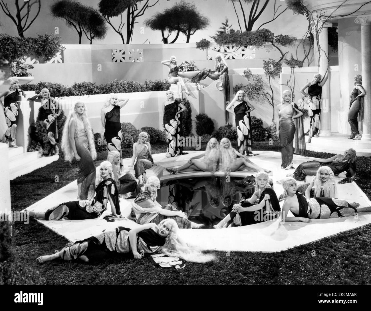 Große Set-Produktion, On-Set des Films, 'Roman Scandals', United Artists, 1933 Stockfoto
