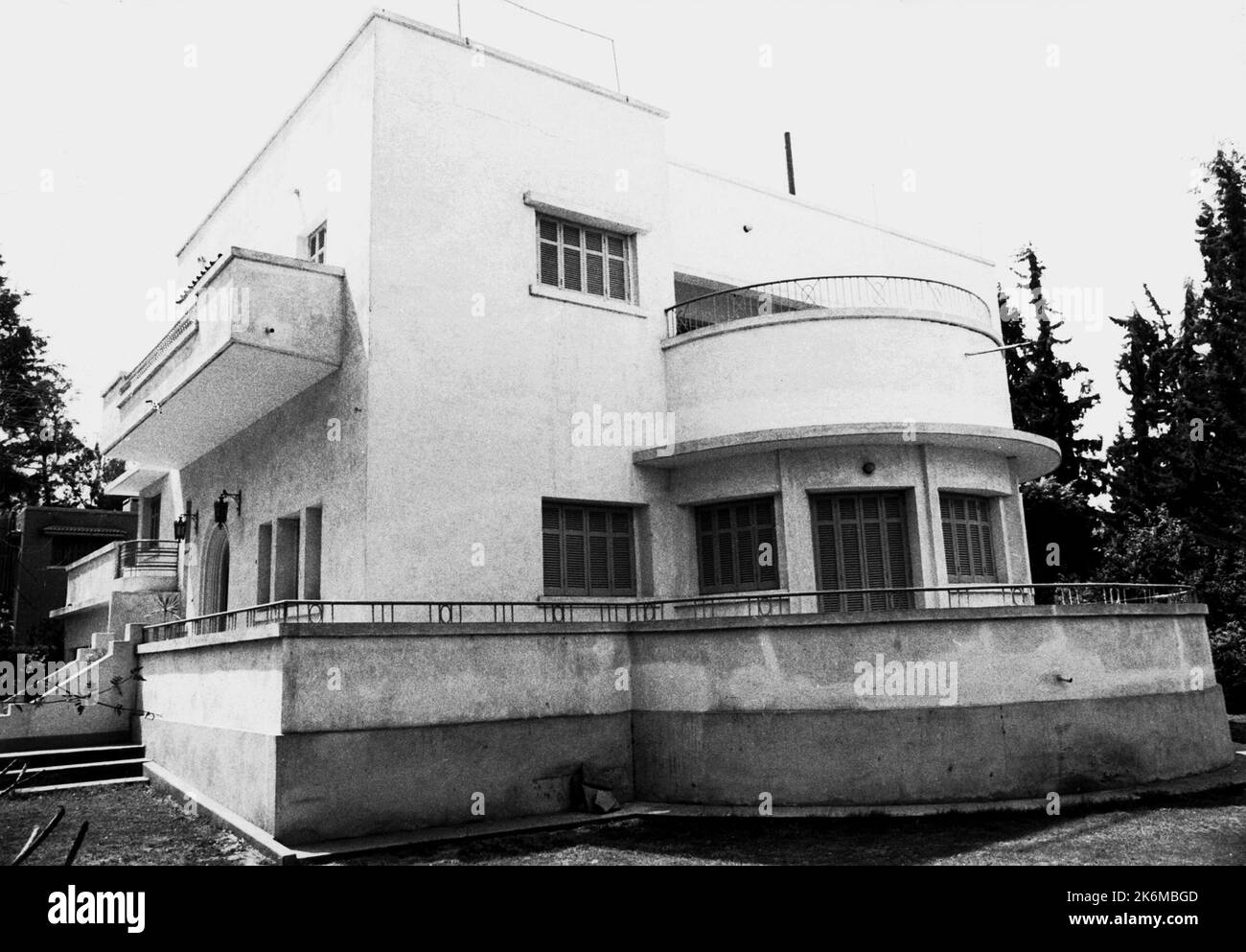 Kairo - Executive Level Position Residence - 1975, Vereinigte Staaten Fotos im Zusammenhang mit Botschaften, Konsulaten und anderen Überseegebäuden Stockfoto