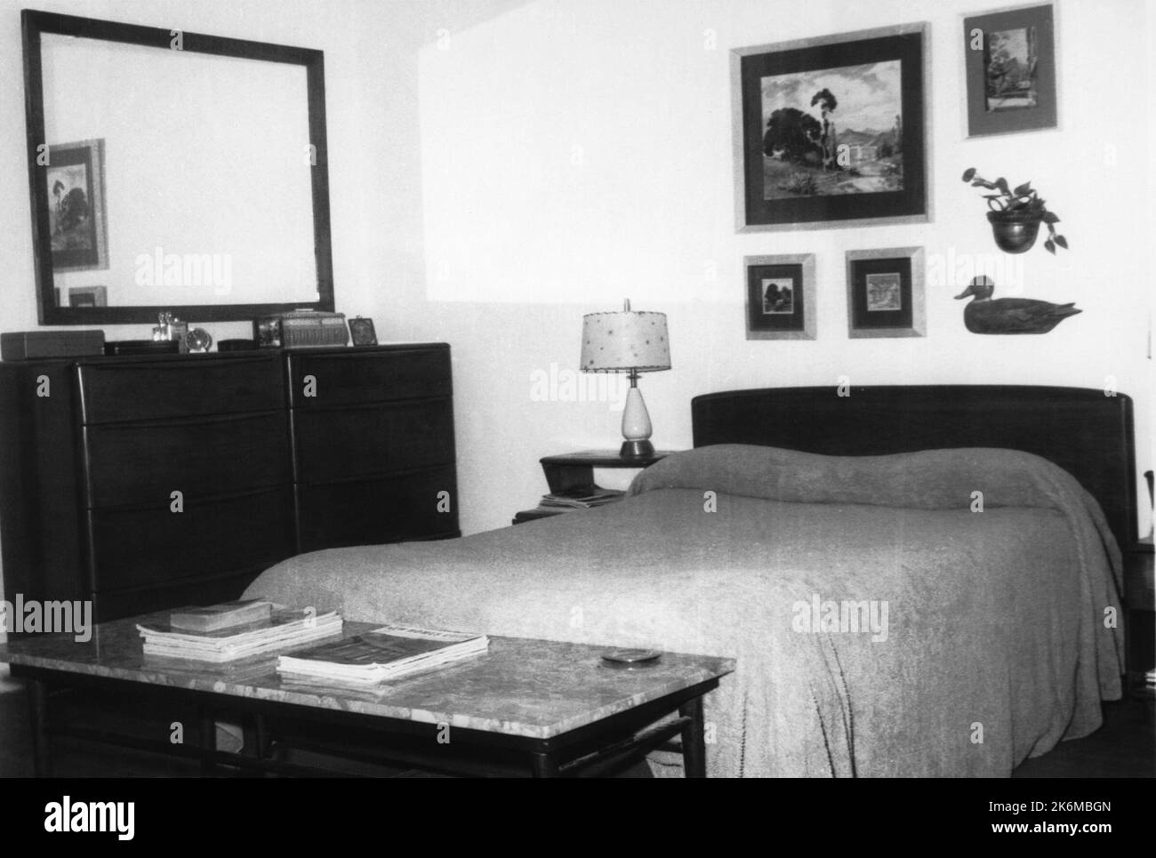 Kairo - Executive Level Position Residence - 1964, Vereinigte Staaten Fotos im Zusammenhang mit Botschaften, Konsulaten und anderen Überseegebäuden Stockfoto