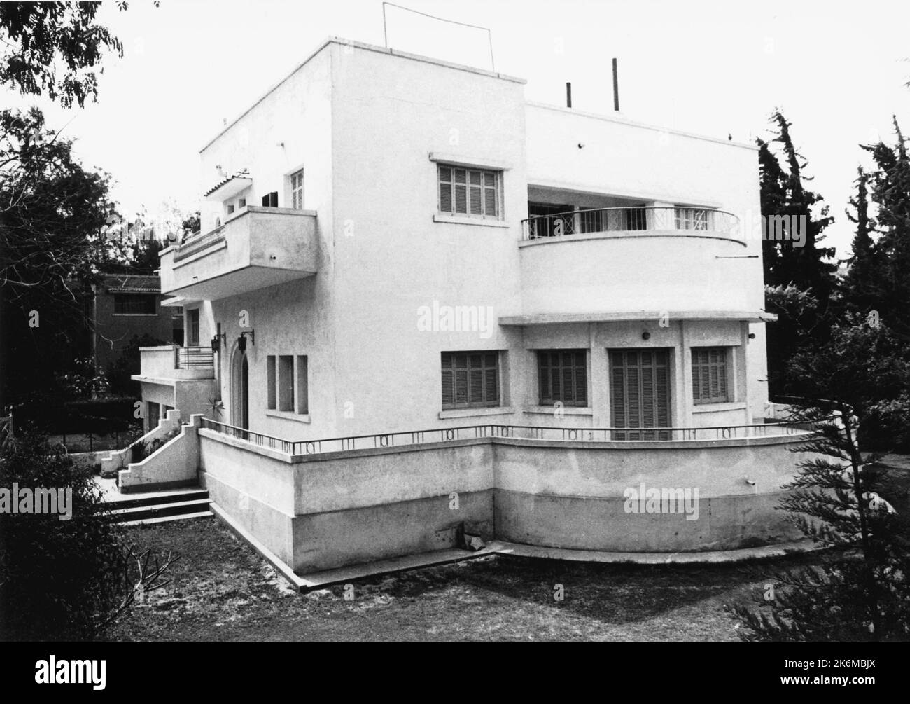 Kairo - Executive Level Position Residence - 1975, Vereinigte Staaten Fotos im Zusammenhang mit Botschaften, Konsulaten und anderen Überseegebäuden Stockfoto