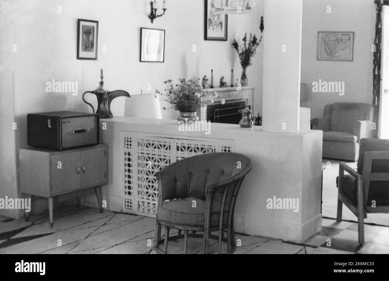 Kairo - Executive Level Position Residence - 1964, Vereinigte Staaten Fotos im Zusammenhang mit Botschaften, Konsulaten und anderen Überseegebäuden Stockfoto