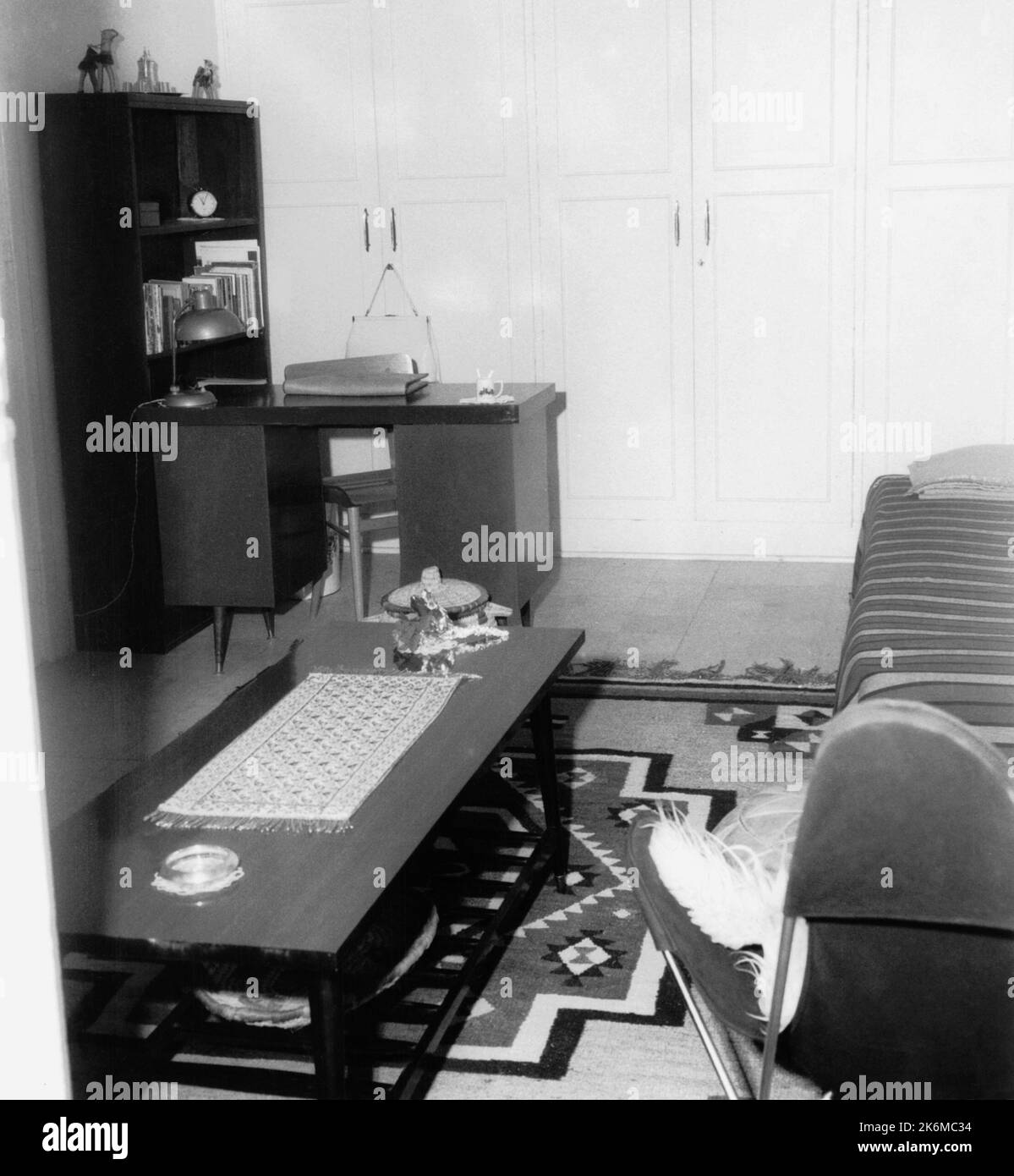 Kairo - Executive Level Position Residence - 1964, Vereinigte Staaten Fotos im Zusammenhang mit Botschaften, Konsulaten und anderen Überseegebäuden Stockfoto