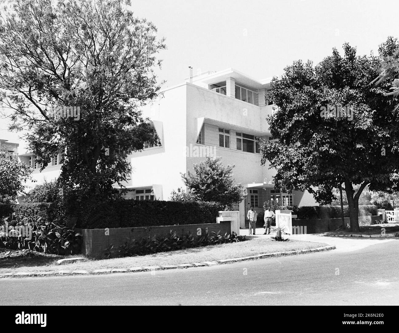 New Delhi - Executive Level Position Residence - 1968, Vereinigte Staaten Fotos im Zusammenhang mit Botschaften, Konsulaten und anderen Überseegebäuden Stockfoto