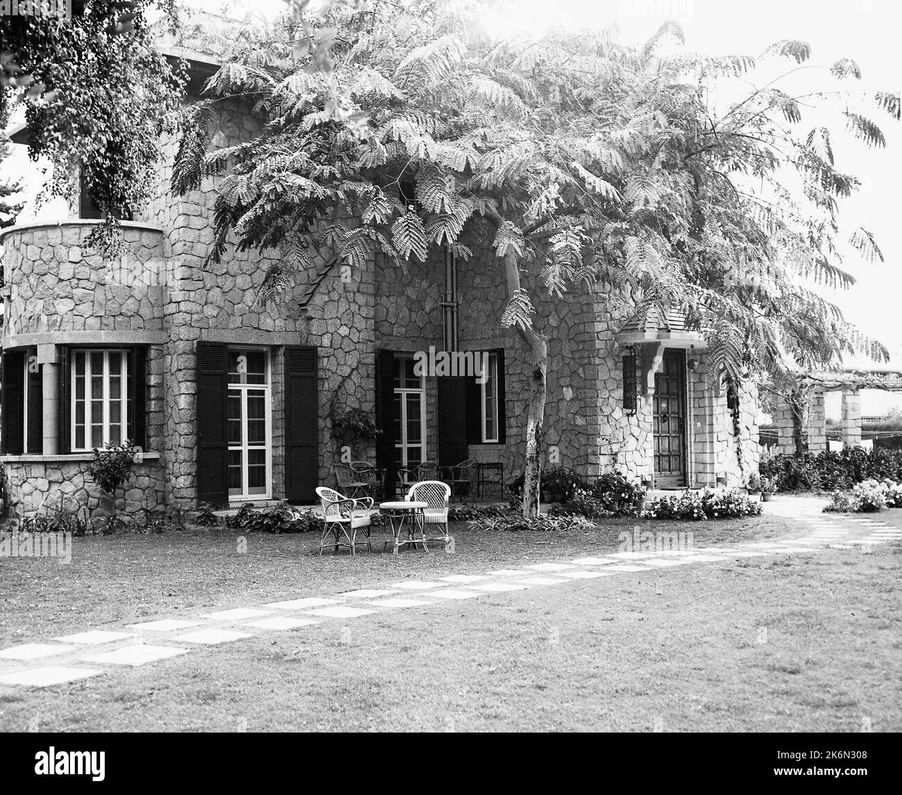 Kairo - Executive Level Position Residence - 1962, Vereinigte Staaten Fotos im Zusammenhang mit Botschaften, Konsulaten und anderen Überseegebäuden Stockfoto