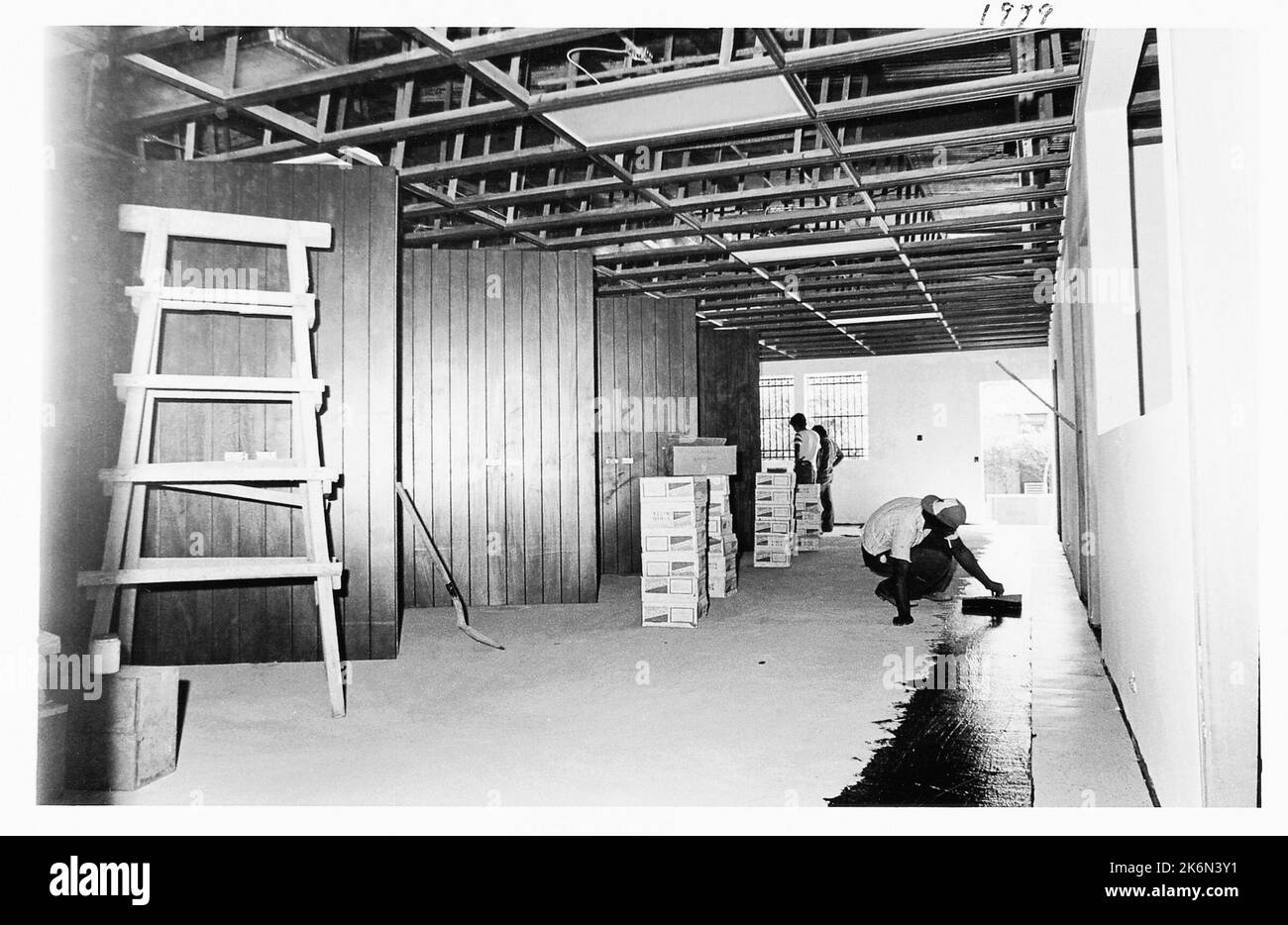 Managua - Konsulat Office Building - 1979, USA Fotos im Zusammenhang mit Botschaften, Konsulaten und anderen Überseegebäuden Stockfoto