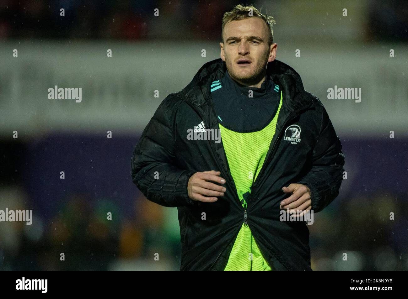 Galway, Irland. 15. Oktober 2022. Nick McCarthy von Leinster während des Spiels der United Rugby Championship Round 5 zwischen Connacht Rugby und Leinster Rugby auf dem Sportplatz in Galway, Irland, am 14. Oktober 2022 (Foto von Andrew SURMA/ Quelle: SIPA USA/Alamy Live News Stockfoto