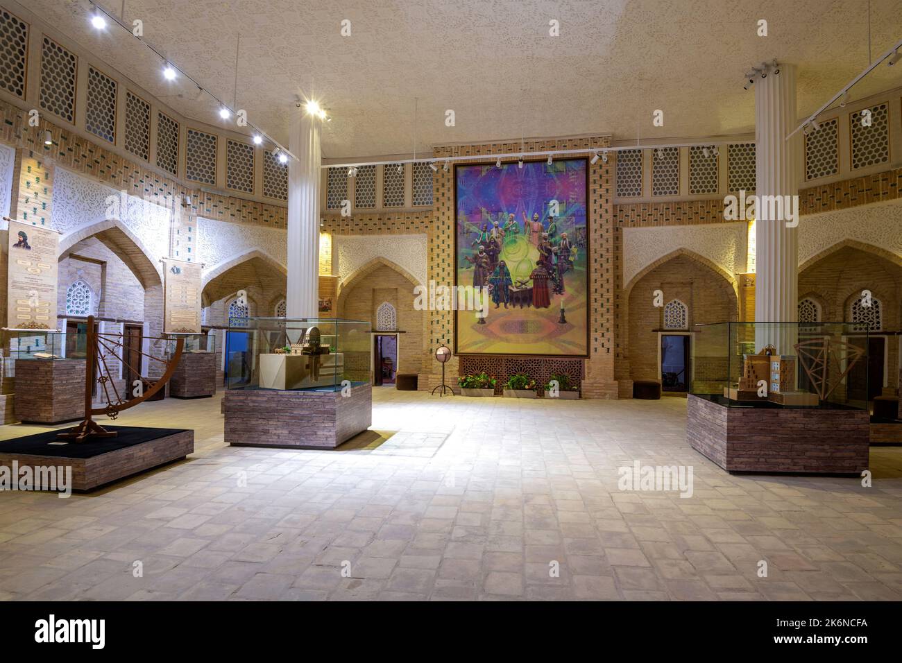 CHIWA, USBEKISTAN - 06. SEPTEMBER 2022: Innenraum des Denkermuseums Stockfoto
