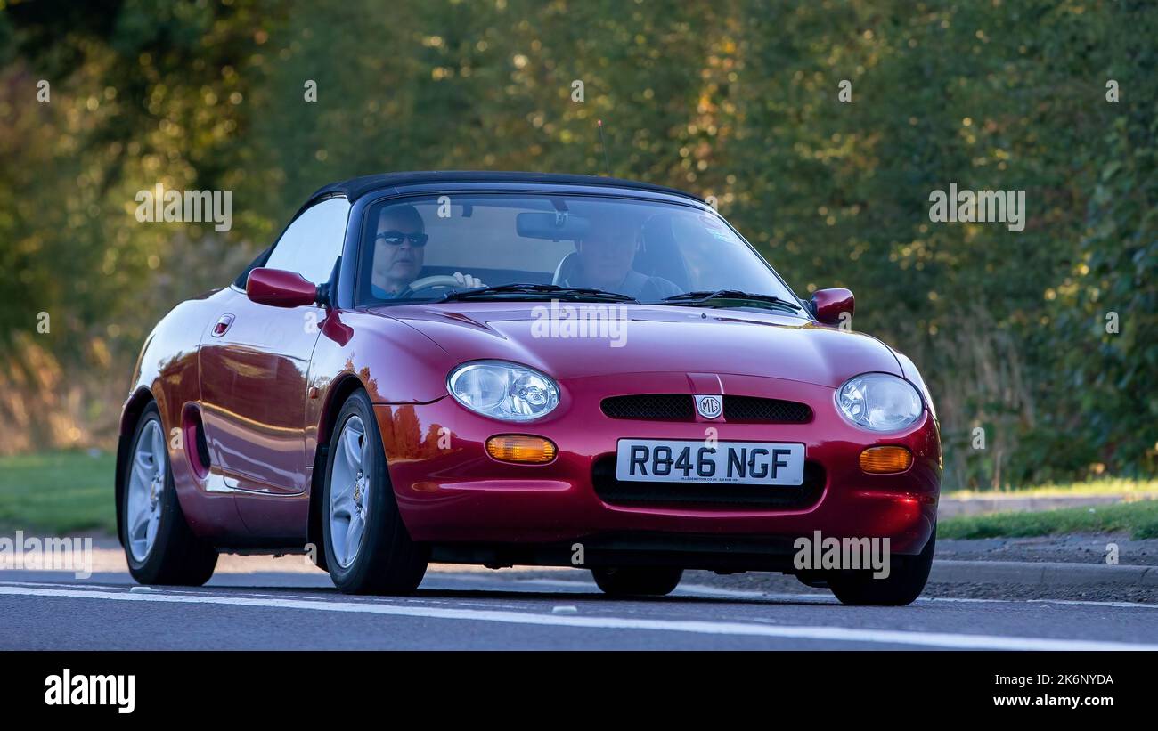 1997 rot MG F Stockfoto