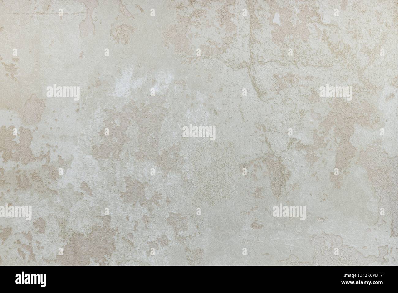 Strukturierte Beige Vinyltapete als Hintergrund Stockfoto