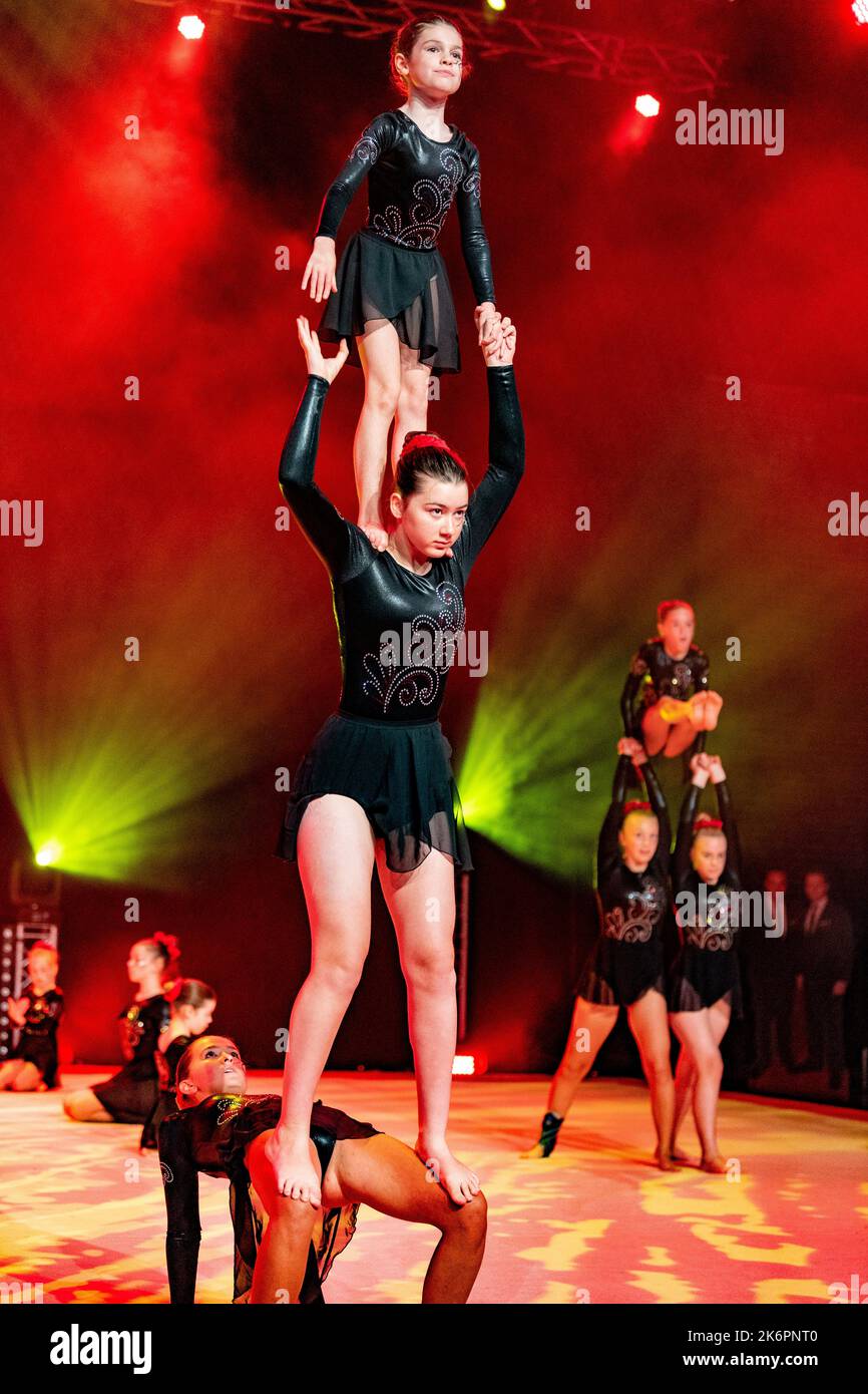 Brentwood Essex 15. Oct 2022 London Festival of Gymnastics, Credit: Ian Davidson/Alamy Live News Stockfoto