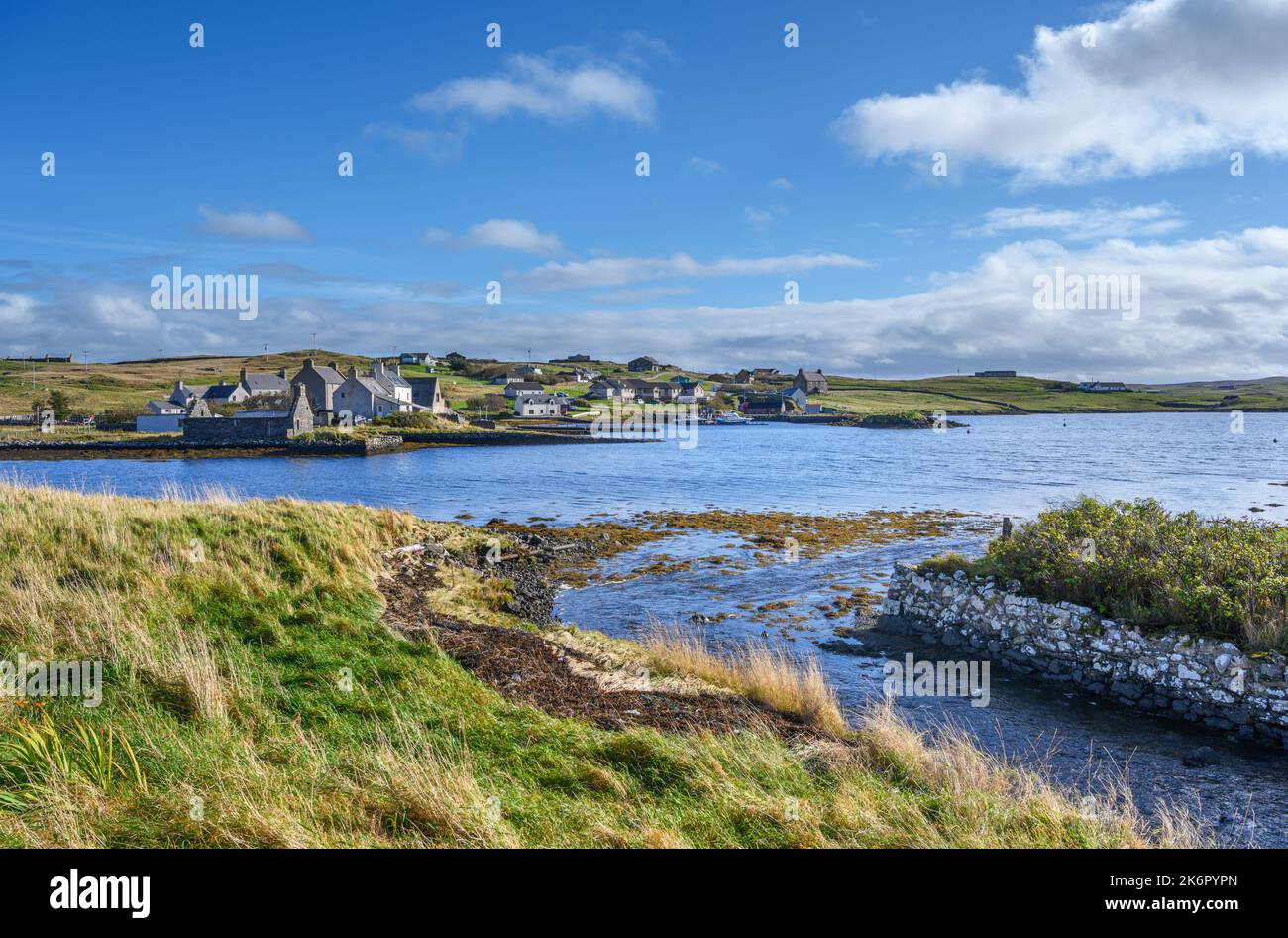 Walls, West Mainland, Shetland, Schottland, Großbritannien Stockfoto